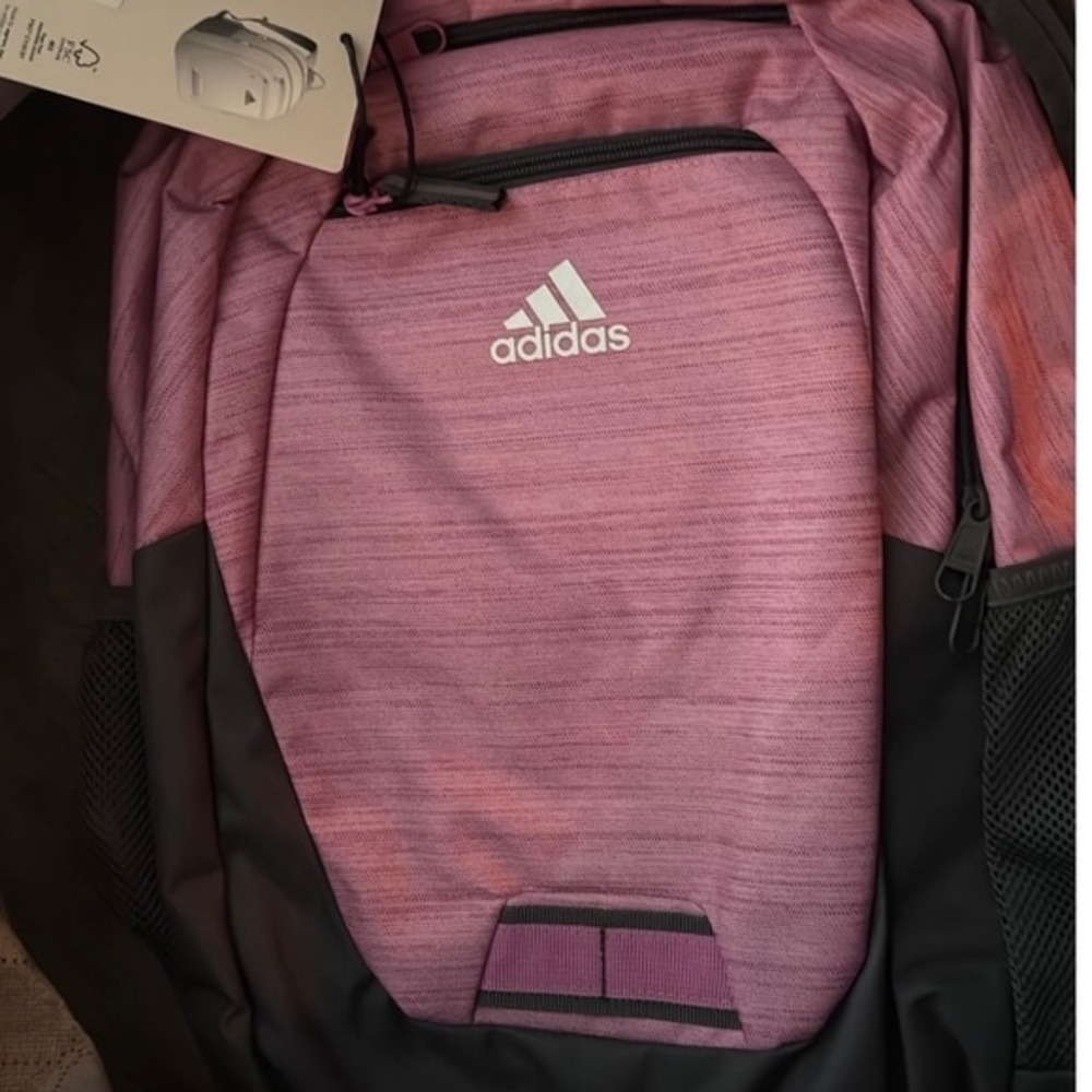 Adidas Foundation 6 Backpack Lavender Pink Heathered‎ New with Tags